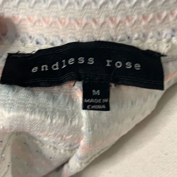 Endless Rose Bright Color Zig Zag Design Skirt - M - Picture 5 of 5